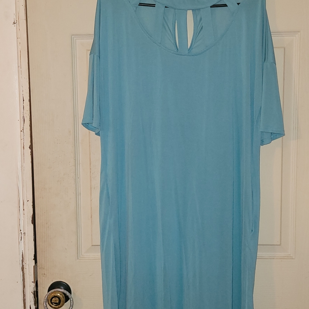 Womens teal sz 2x mini dress 👗
